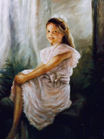 Christie, Portrait by Patrick Cunningham - Legacy Fine Art Gallery