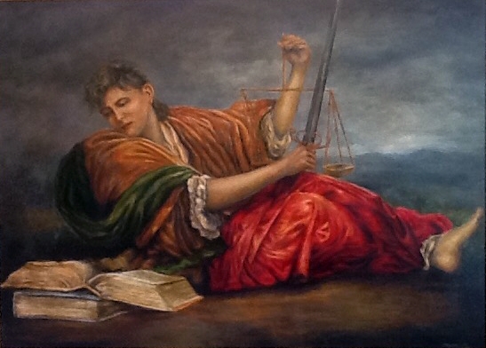 Allegory of Justice - Patrick Cunningham - Legacy Fine Art Gallery