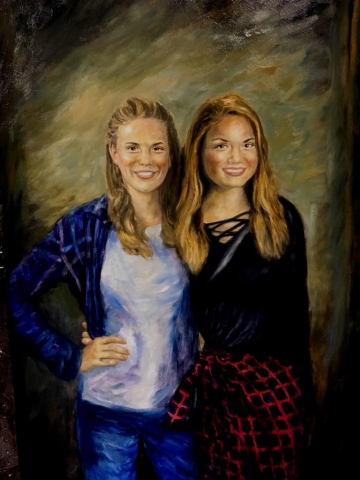 Brandy and Ryan portrait by Patrick Cunningham - Legacy Fine Art Gallery